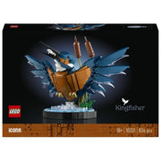 LEGO Icons 10331 Martin Pescatore, Kit di Modellismo per Adulti, Idea Regalo per Arredamento Casa o Ufficio, Hobby Creativo