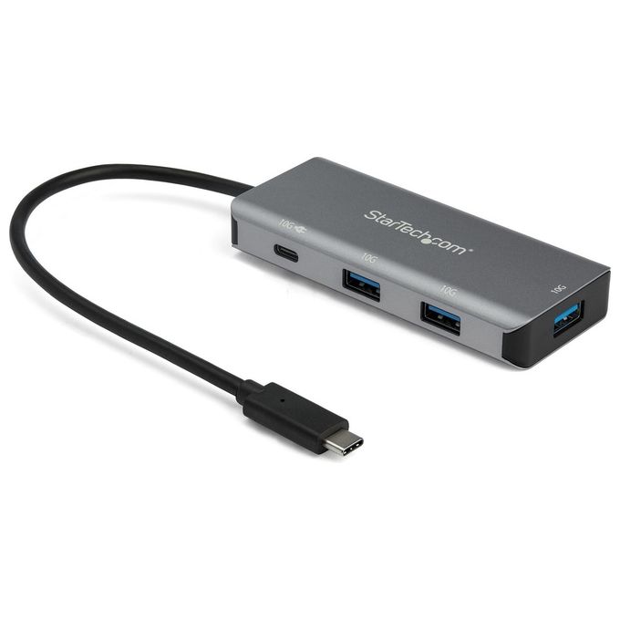 Startech Hub Usb-C a 4 Porte con Power Delivery 10Gbps 3 Usb-A e 1 Usb-C