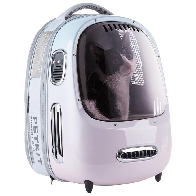 PETKIT Breezy2 Smart Cat Carrier Trasportino per Gatti Rosa