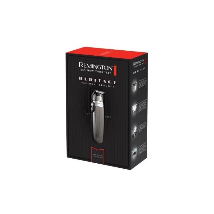 Remington Grooming Kit Regolabarba e Corpo Heritage Pg9100 Design Elegante Nero