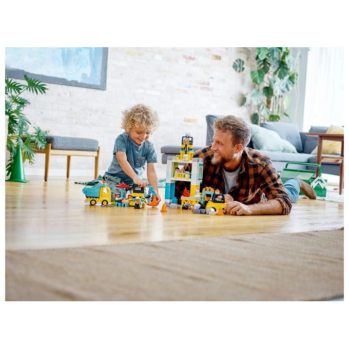 LEGO Duplo Town Cantiere Con Gru a Torre