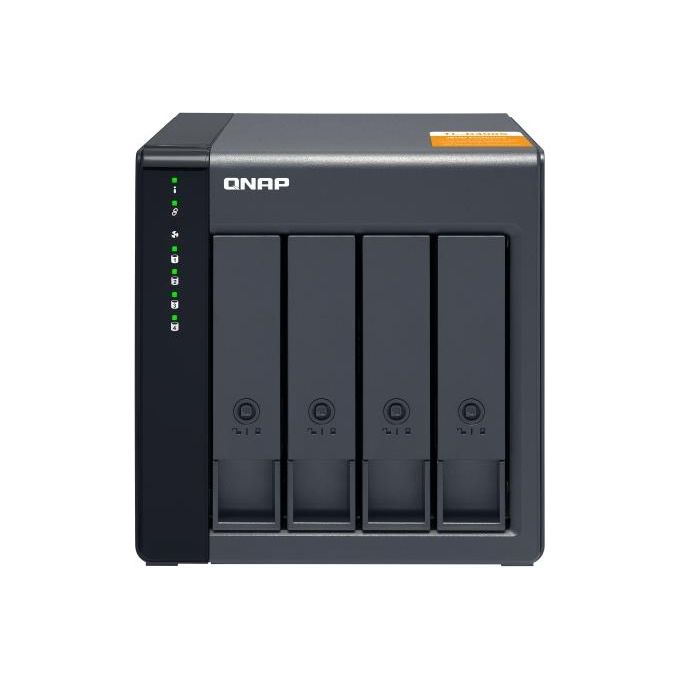 Qnap TL-D400S Contenitore di Unita' Di Archiviazione 2,5-3,5'' Enclosure Hdd-Ssd Nero-Grigio