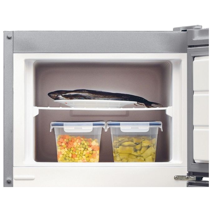 Candy CDV1S514FS Frigorifero con congelatore a libera installazione Statico h 145 Classe F 213 litri inox