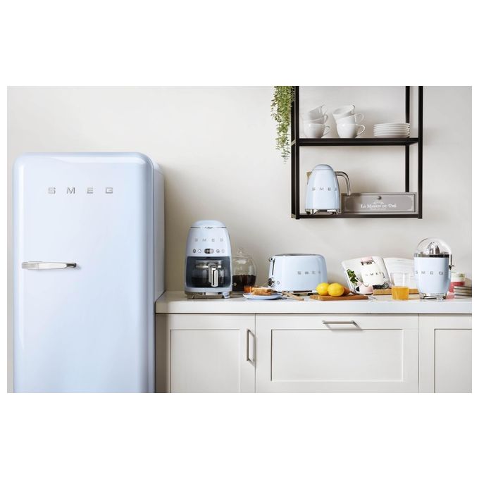 Smeg DCF02PBEU Macchina da Caffe' con Filtro Programmabile 10 Tazze 1050W Azzurro
