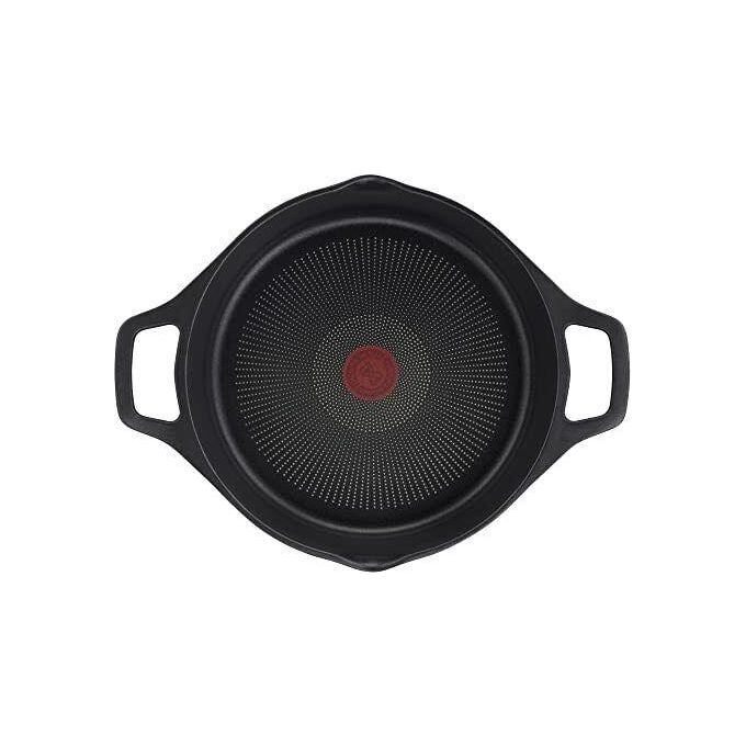 Lagostina Aroma Casseruola Bassa 2 Maniglie Coperchio Alluminio Pressofuso 28cm