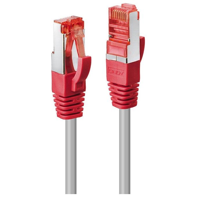 Lindy Crossover Cat.6 S-ftp 10mt Cavo di Rete Grigio Cat6 S-FTP (S-STP)