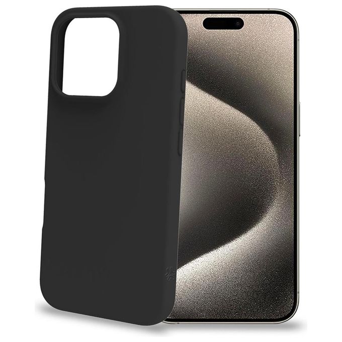 Celly Cromo Cover per iPhone 16 Pro Nero