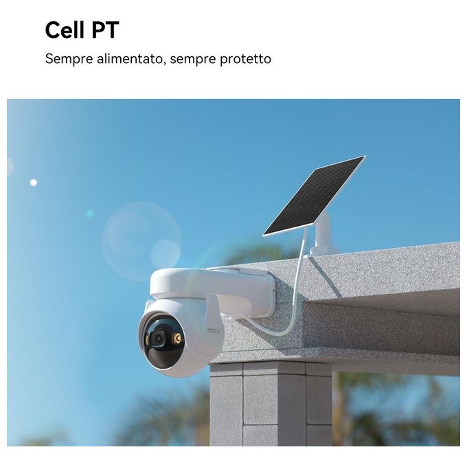 Imou Cell PT Cupola Telecamera di Sicurezza IP Esterno 2304x1296 Pixel Parete