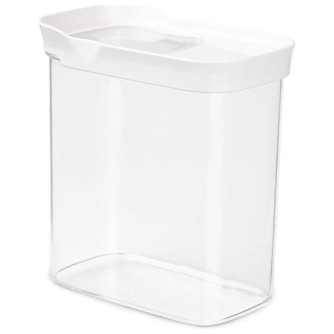 Emsa Barattolo 1.6 Litri Optima Dry Storage Chiusura Ermetica Bianco