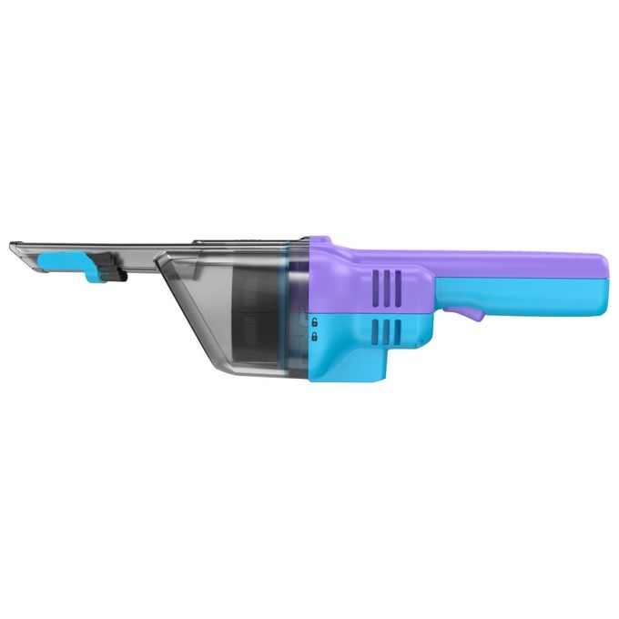Black+Decker Mini Aspirapolvere Viola e Azzurro