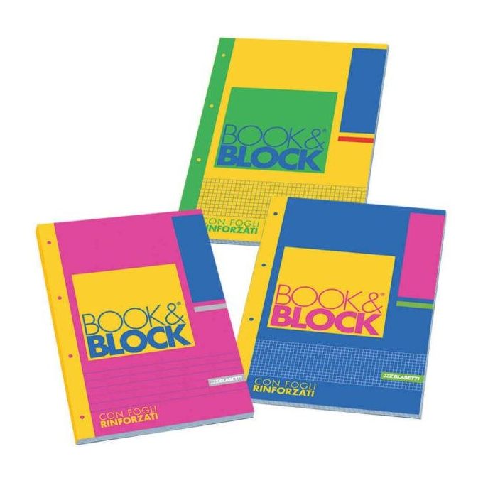 Blasetti Confezione 5 Blocchi Collati Forato A4 80gr OC