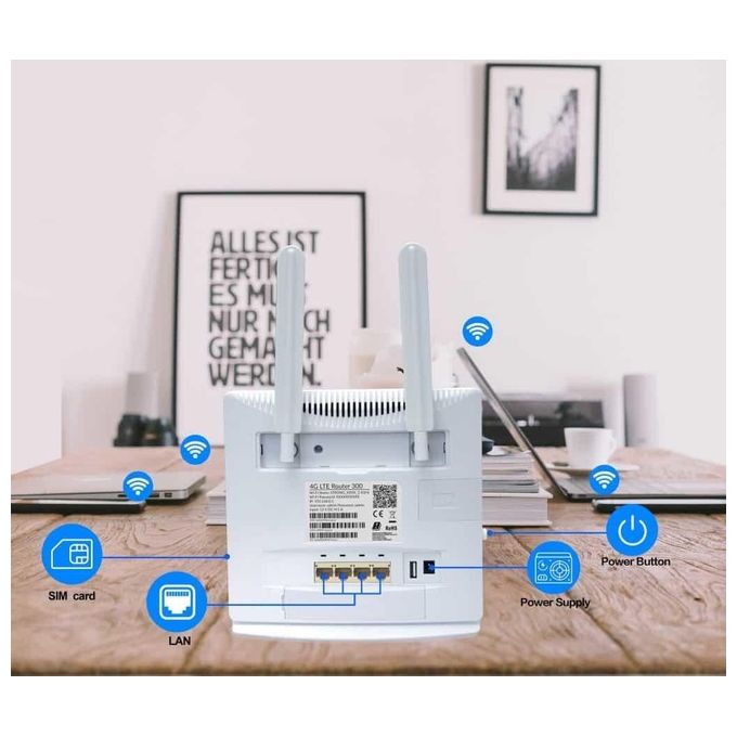 Strong 4GROUTER300V2 Router 4G Portatile 4 Lan 150 300mbi