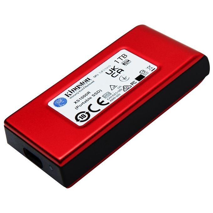 Kingston Technology 1Tb SSD Esterno XS1000 USB 3.2 Gen 2 Rosso
