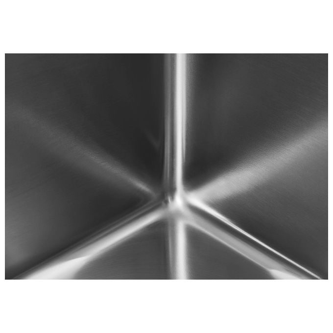 Foster 2264 050 KE Lavello Acciaio Inox Spazzolato da Incasso Filotop Piletta Automatica 1 Vasca 51x52cm