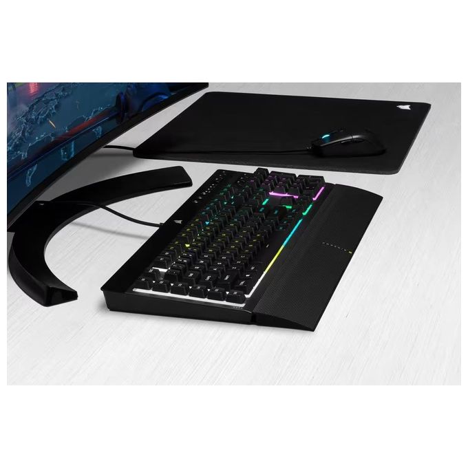 Corsair K55 Pro Tastiera Gaming a Membrana Cablata Led RGB Zone Layout IT