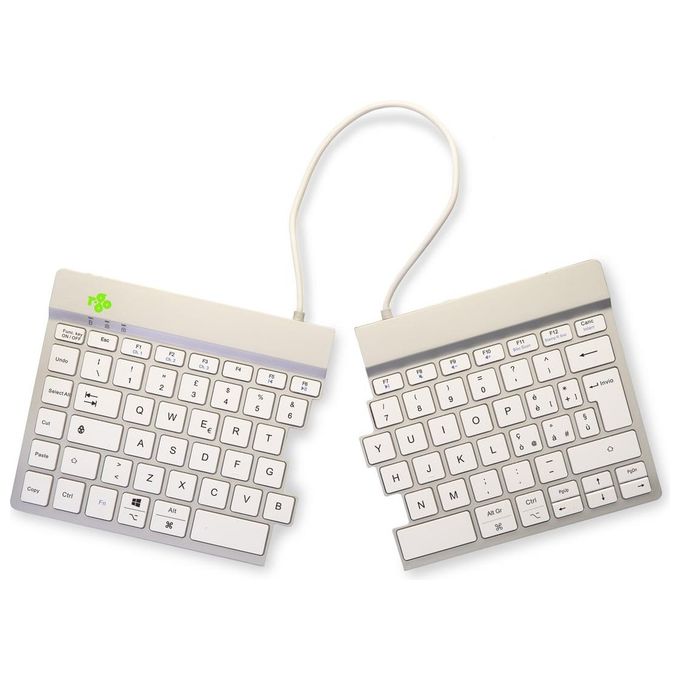 R-Go Tools Tastiera Ergonomica Split It R-Go Tools Tastiera Ergonomica Split It Bianco