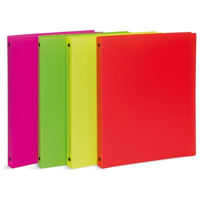 Lebez Raccoglitore Neon 4 Anelli Diametro 3mm