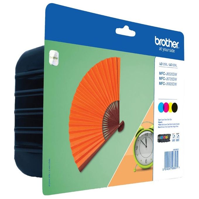 Brother Cartucca Ink-jet Brother Lc129xl Valbp Kit 4 Cart per Multifunzione-j6520-j6920