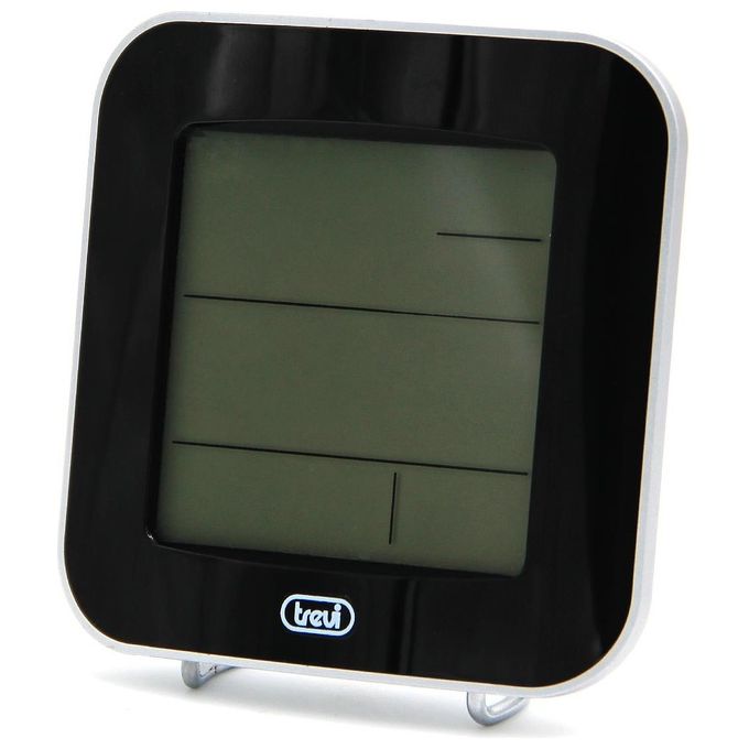 Trevi 3106 Mini Stazione Meteo, Orologio, Sveglia da Tavolo, Nero