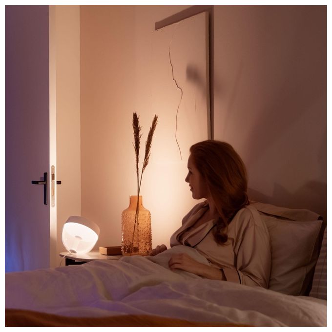 Philips Lampada da Tavolo Iris Hue White e Color Ambiance Illuminazione Intelligente e Versatile per Casa e Ufficio