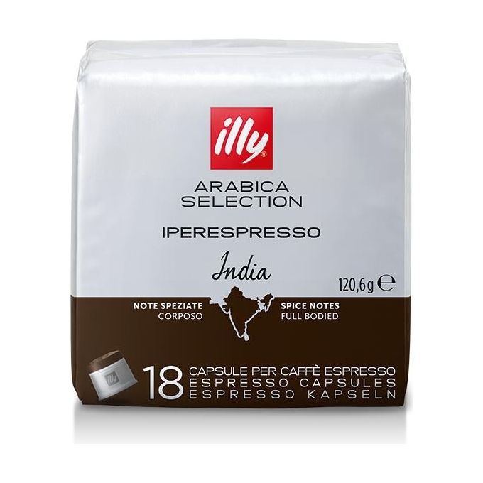 Illy Capsule India 18 Pezzi Aroma Deciso
