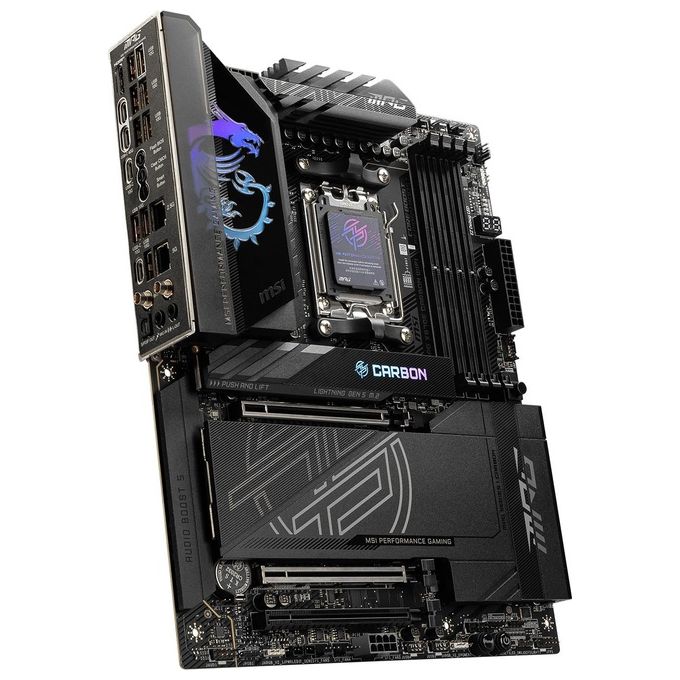 MSI Scheda Madre mpg X870e Carbon Wifix870eam54ddr53pci-ex164m.24sata32usb41usb3.2 Gen2x211usb3.2