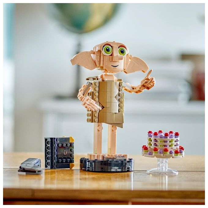 LEGO Harry Potter 76421 Dobby l'Elfo Domestico, Modello Snodabile di Personaggio Iconico, Gioco da Collezione, Regalo 8+ Anni