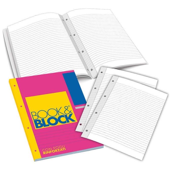 Blasetti Confezione 5 Blocchi Collati Forato A4 80gr OC