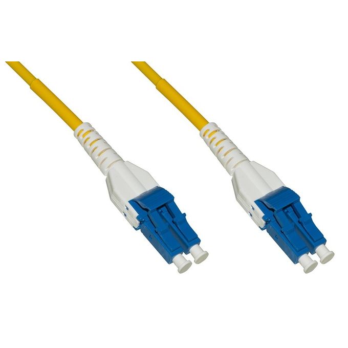 LINK cavo fibra ottica lc a lc singlemode duplex  9-125 mt.3 uniboot