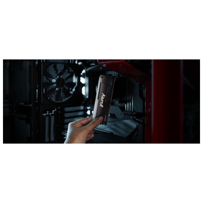 Kingston Technology FURY Beast RGB Memoria Ram 32Gb 2x16Gb DDR4 3600 MHz