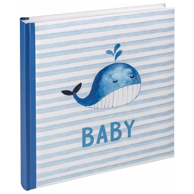 Walther Album Fotografico Sam Blu 28x30.5cm 50 Pagine Bianche