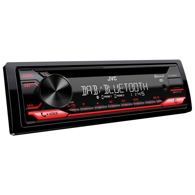 Jvc KD-DB622BT Ricevitore Multimediale per Auto Nero 200W Bluetooth