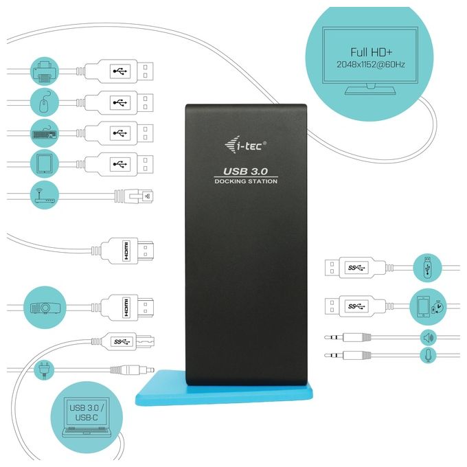 I-Tec Usb 3.0-Usb-C Dual Hdmi Docking Station