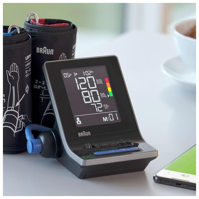 Braun BUA 6350 EU ExactFit Misuratore Intelligente della Pressione Sanguigna