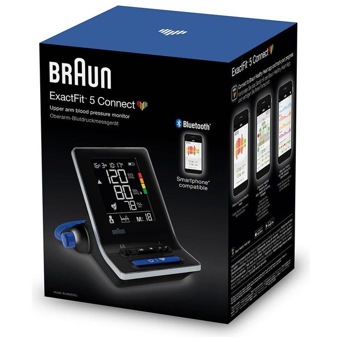 Braun BUA 6350 EU ExactFit Misuratore Intelligente della Pressione Sanguigna