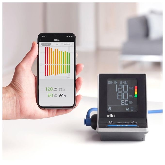 Braun BUA 6350 EU ExactFit Misuratore Intelligente della Pressione Sanguigna