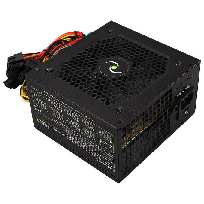 Tecnoware Free Silent Alimentatore ATX 550 W Reali per Pc Ventola da 12cm