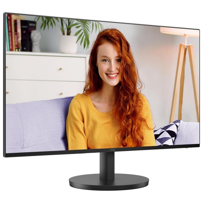 AOC 24B3HA2 Monitor PC 23.8'' Full HD IPS LED 100Hz HDR Senza Cornice Nero