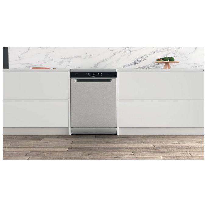 Whirlpool WFO 3O41 PL X Lavastoviglie a libera installazione 14 Coperti Classe energetica C 10 Programmi 60 cm Acciaio Inox
