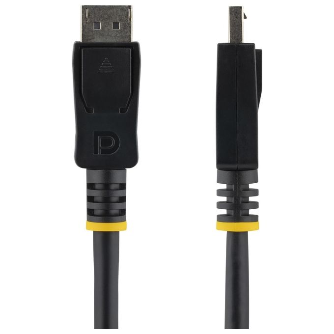 StarTech Cavo DisplayPort 1.2 da 5m, Cavo DisplayPort Certificato VESA 4K x 2K Ultra HD, Cavo Video DP-DP per Monitor-Display, Cavo Monitor con Connettori DP a Scatto (DISPL5M)