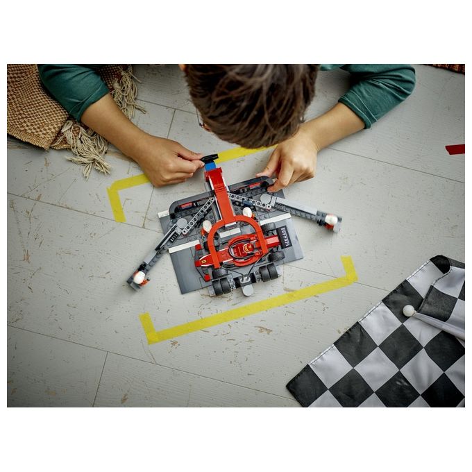 Lego 60443 City Formula 1 Set da Costruzione Pit Stop e Meccanici con Monoposto Ferrari F1 322 Pezzi 5 Minifigure eta' 6+