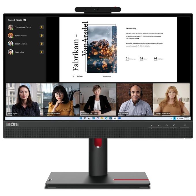 Lenovo ThinkCentre Tiny-In-One 22 LED Display 21.5'' 1920x1080 Pixel Full HD Nero
