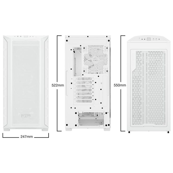 Be Quiet! Shadow Base 800 Fx White Midi Tower Bianco