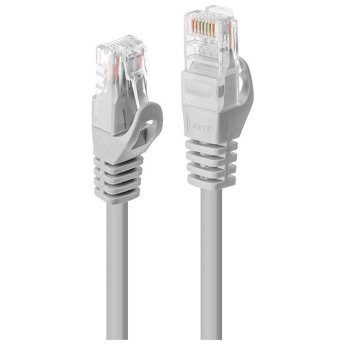 Linn Cavo di Rete Cat.6 U-Utp Basic Grigio 2mt