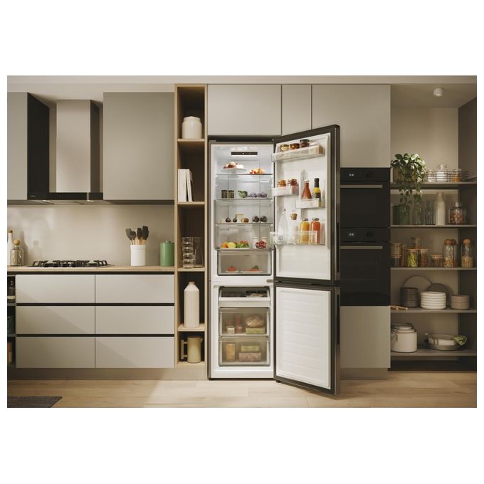 Candy Fresco 300 CNCQ2T518EX Frigorifero Libera installazione 2 porte No Frost Connettivita' Contenuti extra Classe E Inox