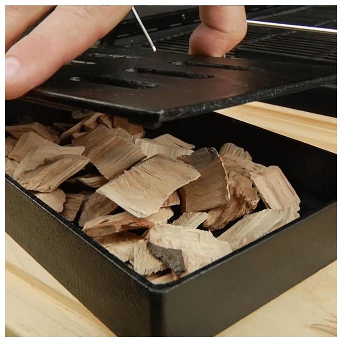 Char-Broil Box per Affumicare in Ghisa 20x13x3.5cm
