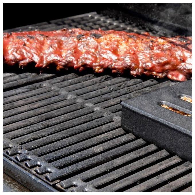 Char-Broil Box per Affumicare in Ghisa 20x13x3.5cm