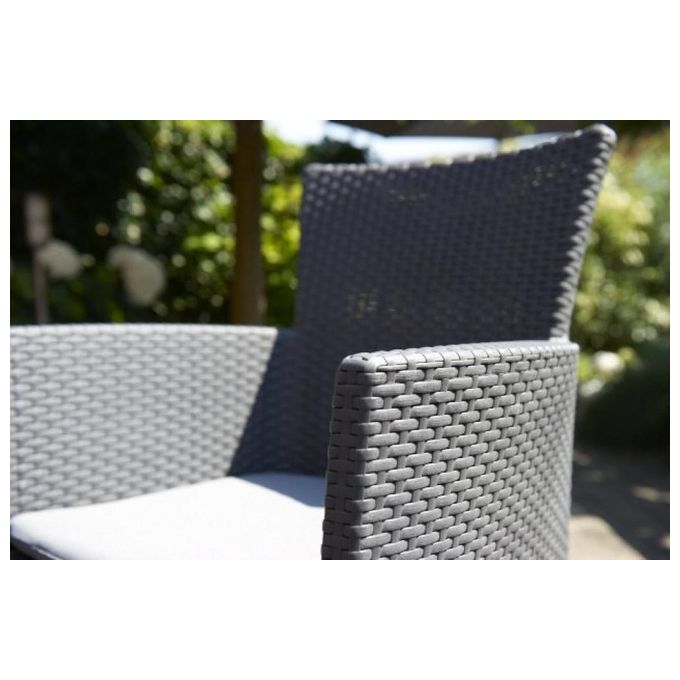 Keter Set Mobili Da Giardino Iowa Grafite