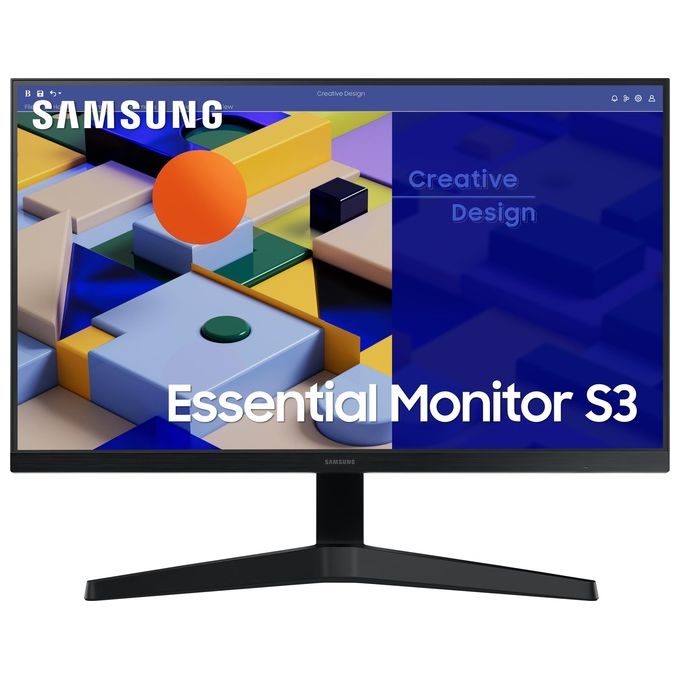 [ComeNuovo] Samsung Monitor Led Serie S31C da 24'', 1920x1080 (Full HD), IPS, 75 Hz, 5 ms, FreeSync, D-Sub, HDMI, Eye Saver Mode, Flicker Free