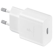 Samsung EP-T1510XWEGEU Caricabatterie USB Type-C Fast Charging 15W Bianco con cavo 1mt Usb Type-C Bianco